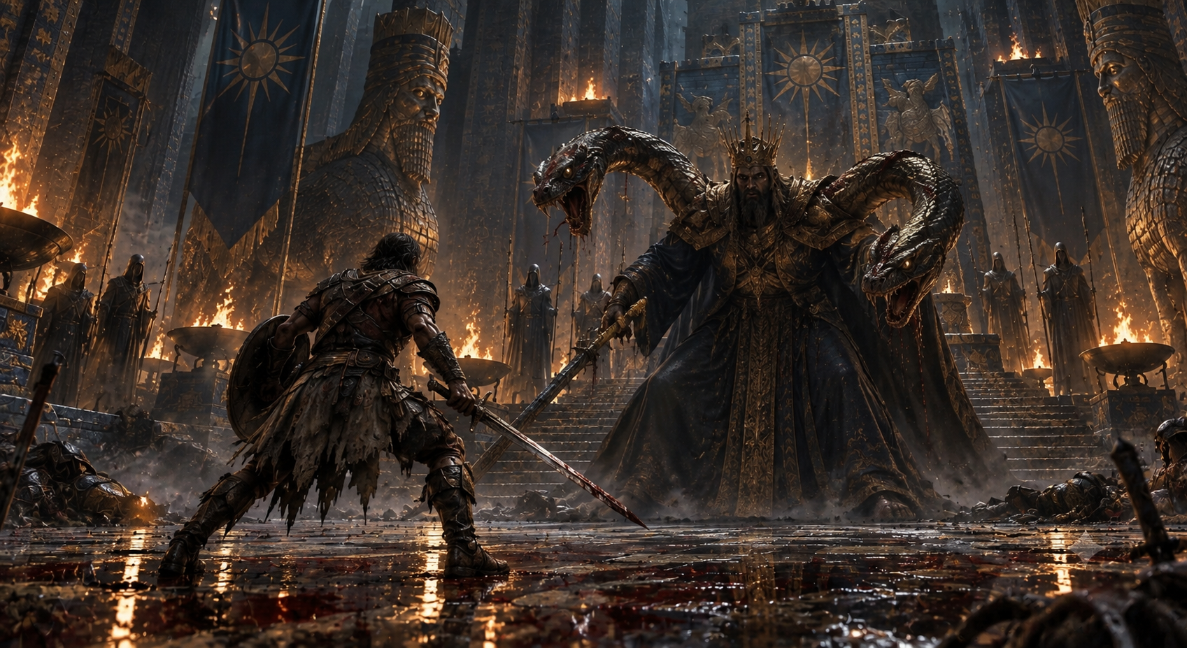 The unnamed prisoner confronting the Snake-King