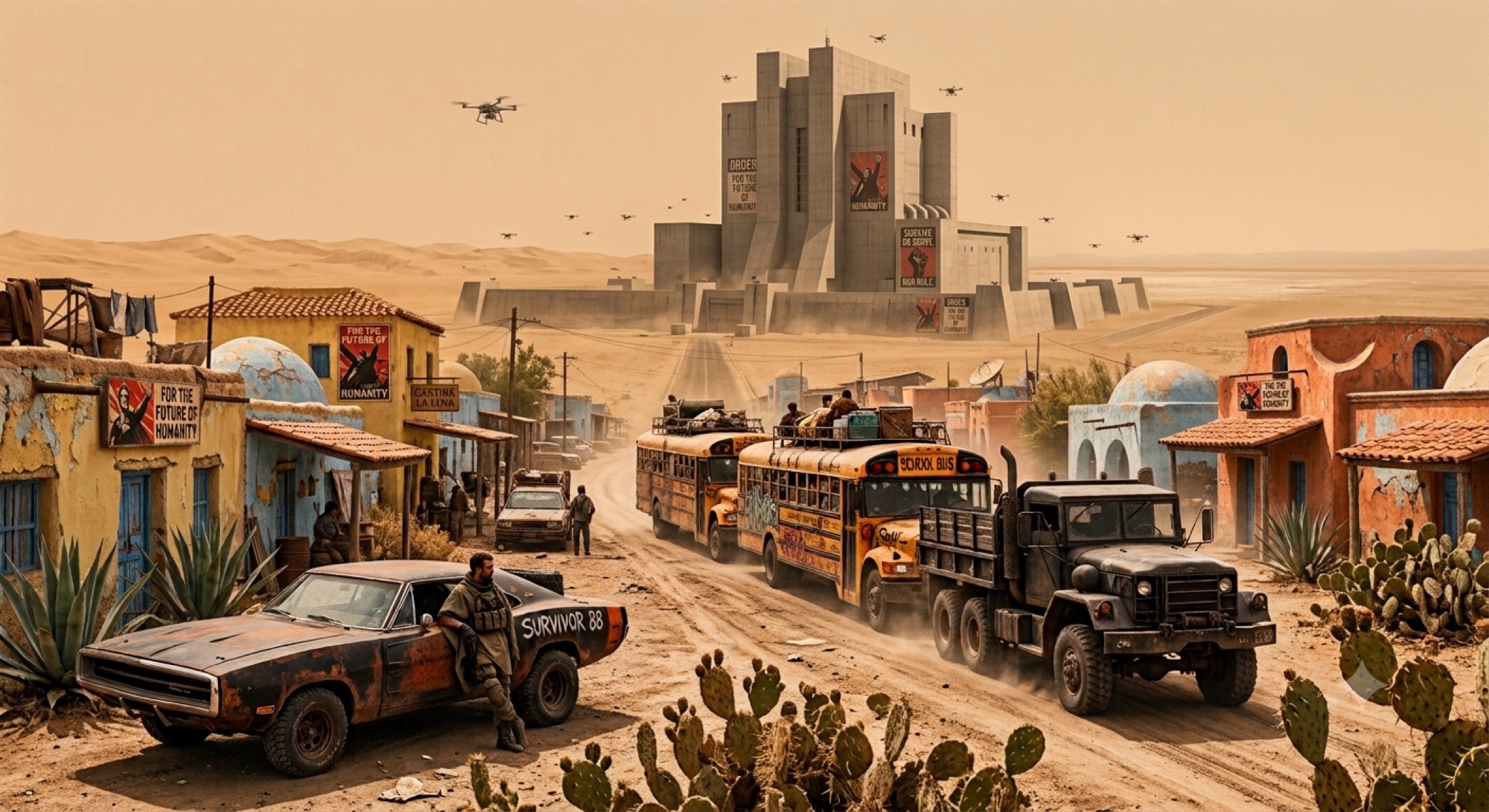 A repaired frontier settlement