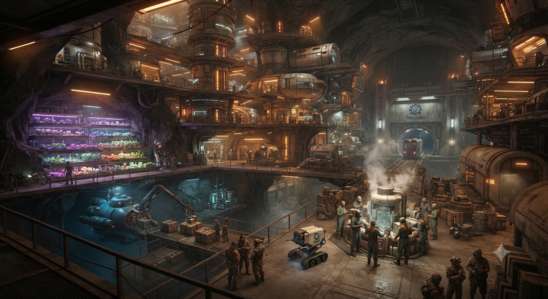 An underground Tingrad town